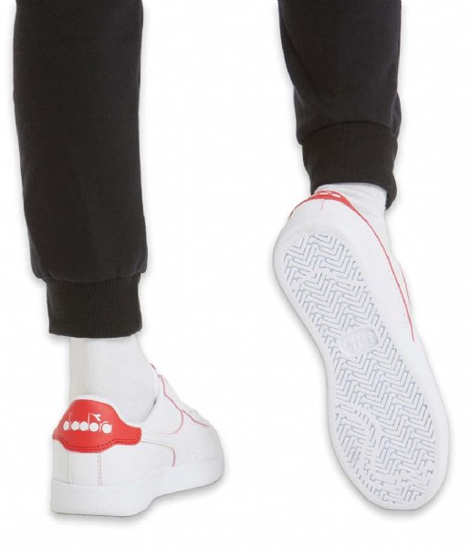 Diadora Sneaker Game P Smash Gs White/Tomato Red (C2061)