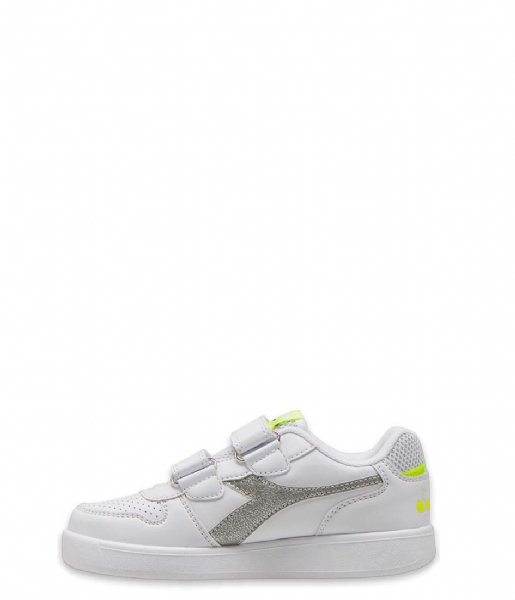 Diadora Sneaker Playground PS Girl White Yellow Fluo (C6164)