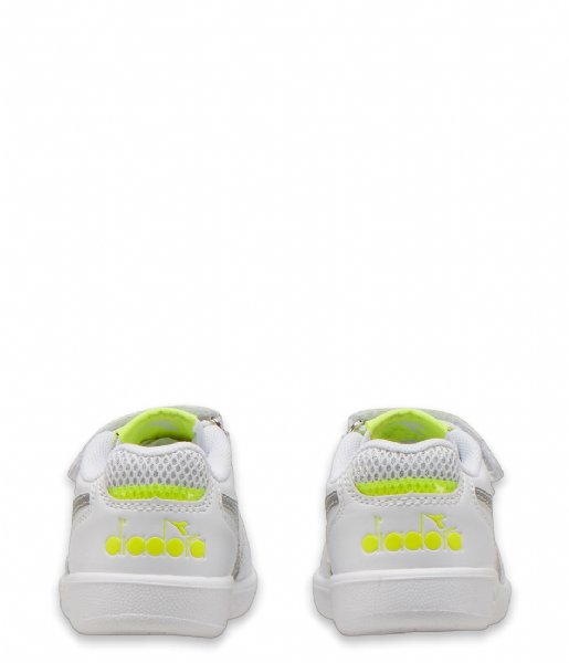 Diadora Sneaker Playground Td Girl White Yellow Fluo (C6164)