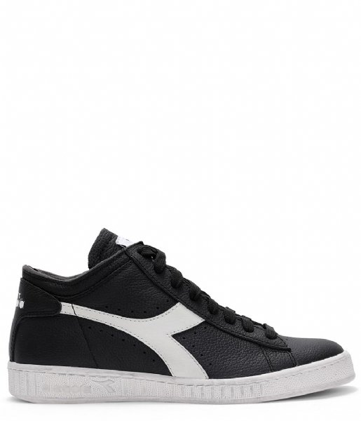 Diadora Sneaker Game L Waxed Row Cut Black/White/Black (C1092)