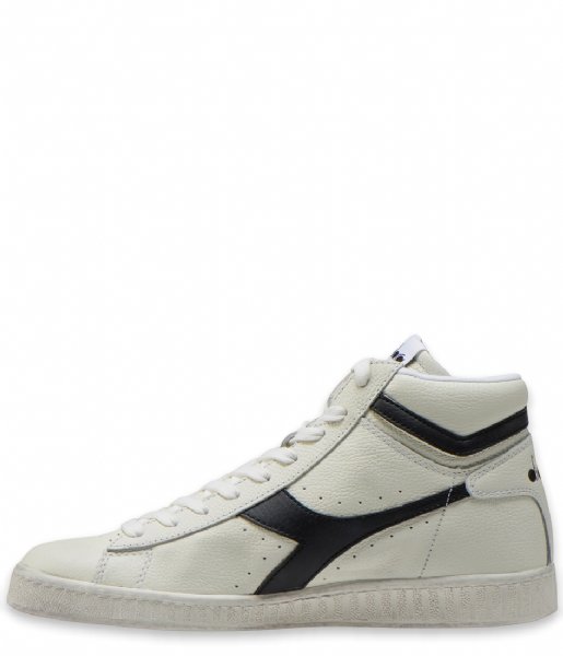 Diadora Sneaker Game L High Waxed White Black (C0351)