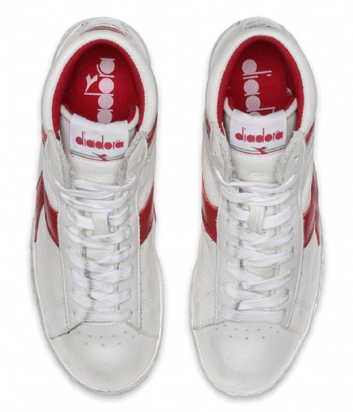 Diadora Sneaker Game L High Waxed White Red Pepper (C5147)