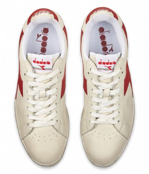 Diadora Sneaker Game L Low Waxed White Red Pepper (C5147)