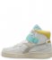 Diadora Sneaker Mi Basket Mid Icona White Gold Finch Blue Tint (C9160)
