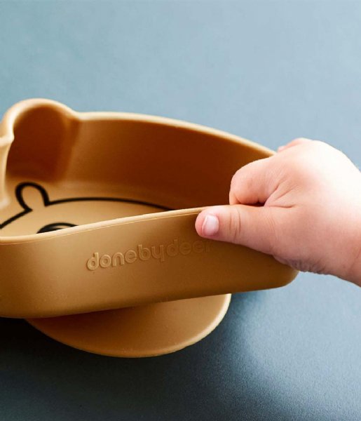Done by Deer Baby accessories Silicone Stick and Stay Bowl Ozzo Mustard (1809334)
