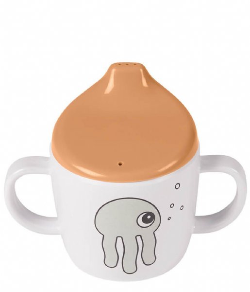 Done by Deer Baby accessories 2 handle spout cup Sea friends Mustard Grey (1402914)