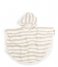 Done by Deer Baby clothes Bath Poncho Gots Stripes Sand
