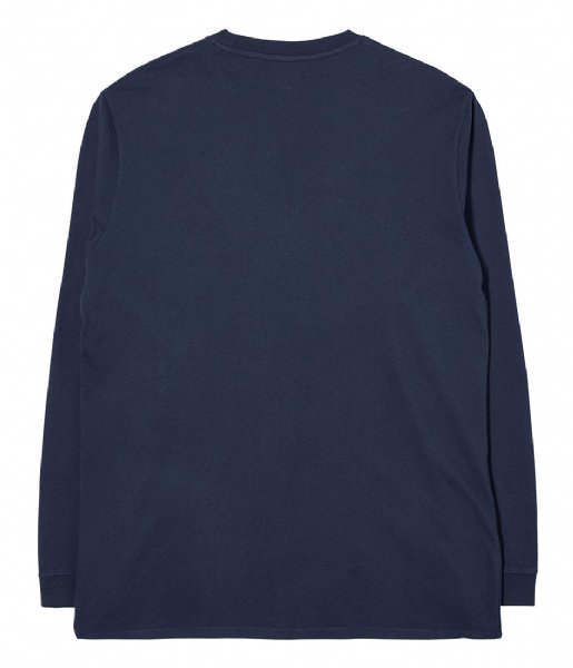 Edwin T shirt Japanese Sun T-Shirt LS Navy Blazer (NYB67)