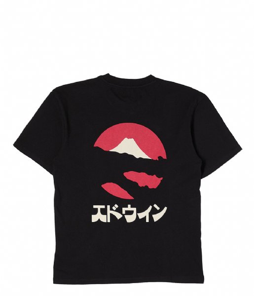 Edwin T shirt Kamifuji T-Shirt Black (8967)