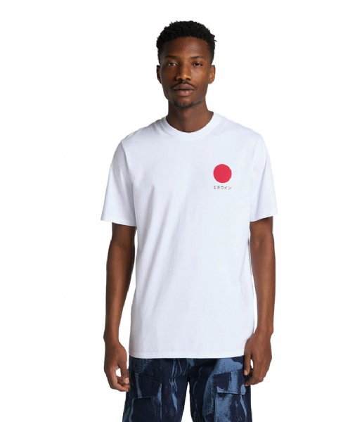 Edwin T shirt Japanese Sun T-Shirt White (0267)