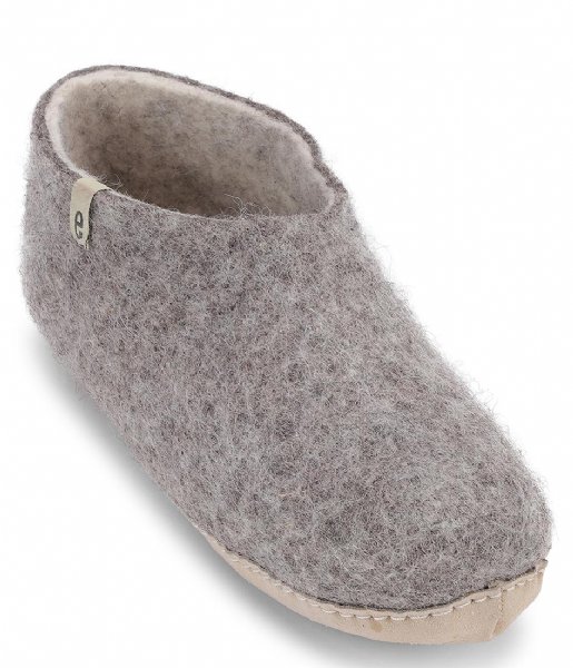 Egos House slipper Shoe Classic Natural grey (400) | The Little Green Bag
