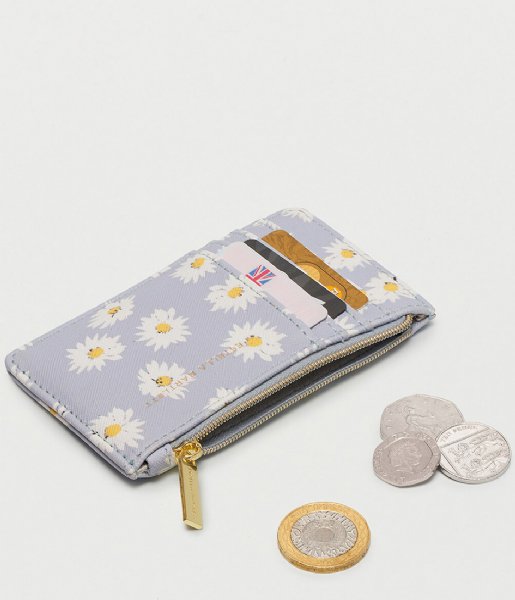 Estella Bartlett Zip wallet Card Purse Daisy Print Blue (EBP4788)