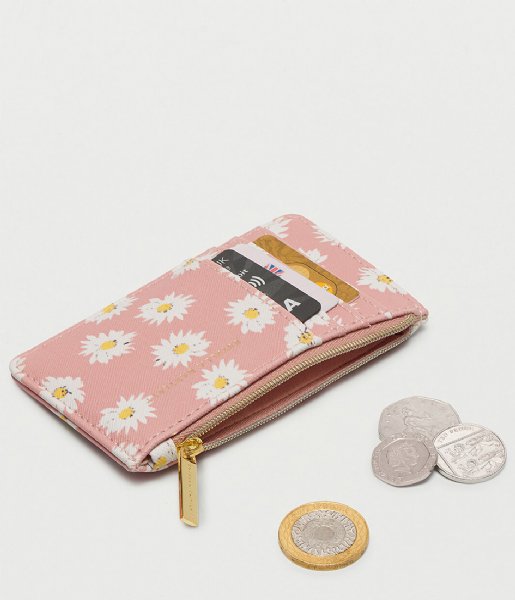 Estella Bartlett Zip wallet Card Purse Daisy Print Blush (EBP4770)