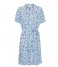 Fabienne Chapot Dress Boyfriend Dress Cream White/Ocean Bl (1003 3312 SEA)