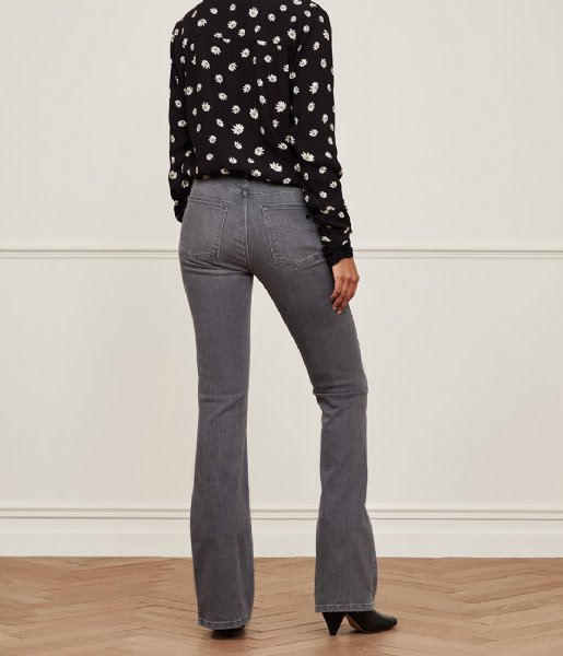 Fabienne Chapot  Eva Denim Flare Trousers Mid Grey Denim (9505-UNI)