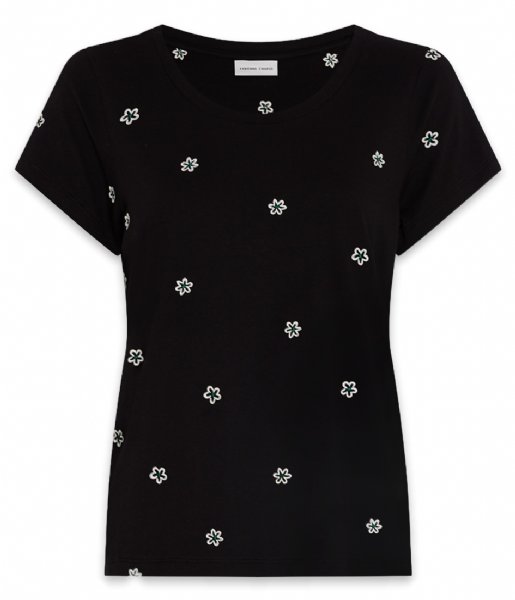 Fabienne Chapot T shirt Kris Fleopard T-Shirt Black (9001)