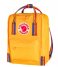 Fjallraven Everday backpack Kanken Rainbow Mini Warm Yellow Rainbow (141-907)