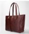 FMME Shoulder bag Caithy Laptop Business Bag Croco 15.6 Inch brown (021)