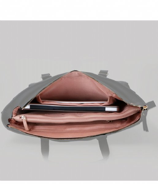 FMME Shoulder bag Caithy Laptop Businessbag Grain 15.6 Inch red (032)
