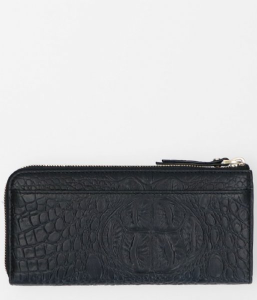 FMME Zip wallet Wallet Large Croco black (001)