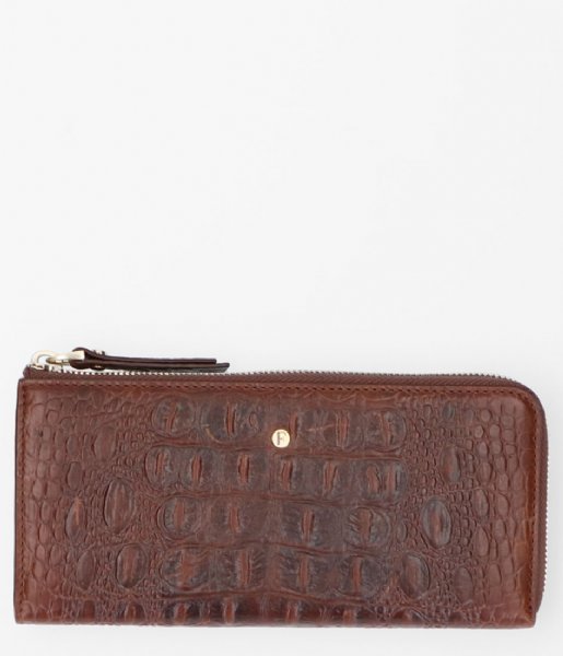 FMME Zip wallet Wallet Large Croco brown (021)