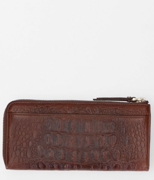 FMME Zip wallet Wallet Large Croco brown (021)
