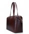 FMME Laptop Shoulder Bag Christy Croco 15.6 Inch Brown (021)