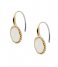 Fossil Earring Val Gold