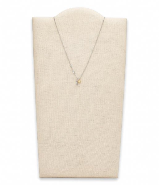 Fossil Necklace Sterling Silver 2-Tone