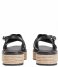 Calvin Klein Sandal Flatform Wedge Sandal Ck Black (BAX)