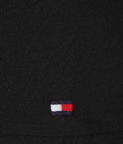 Tommy Hilfiger T shirt Cn Short Sleeve Tee Logo Flag Black (BDS)