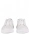 Calvin Klein Sneaker Chunky Cupsole Laceup Low Lth White Ocean Teal (0LF)