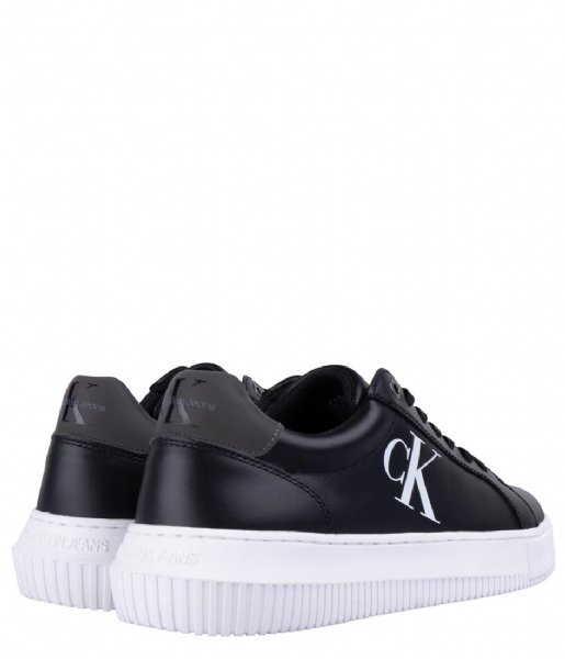 Calvin Klein Sneaker Chunky Cupsole Laceup Low Ess M Black Silver (00T)