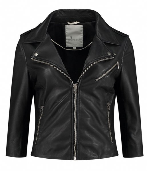 Goosecraft jacket GC Alanis Morisette biker Black