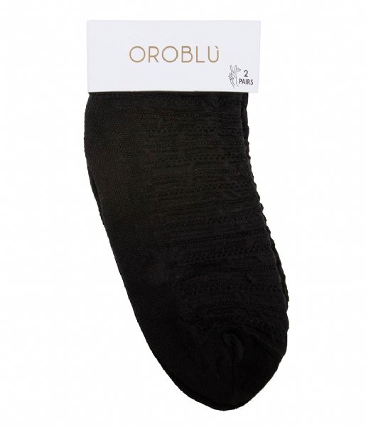 Oroblu Sock Demi Bas Twins Harmonic Sok (2-pack) Black (9999)