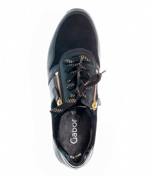 Gabor Sneaker 73.420.37 Gabor Sport Black Gold