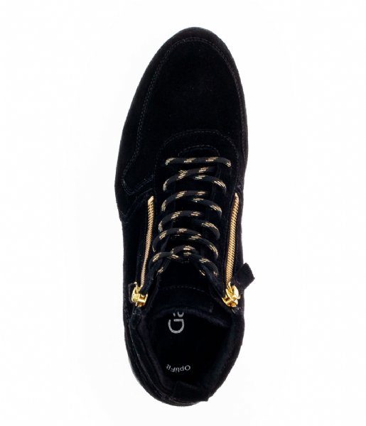 Gabor Sneaker 76.455.47 Comfort Basic Black Fluff/Gold