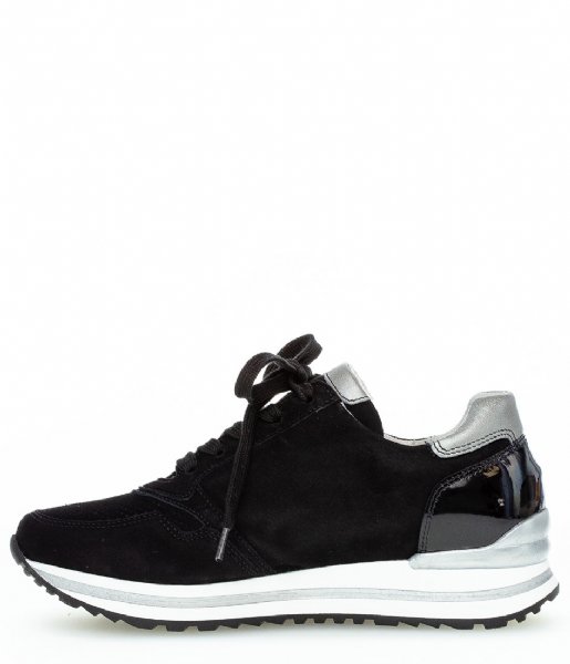 Gabor Sneaker Comfort Basic Schwarz Grey Perf