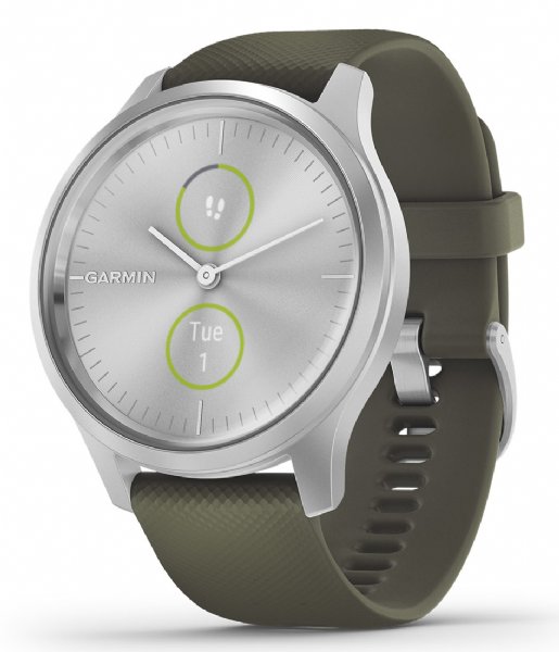 Garmin Smartwatch Vivomove Style Silver/Green