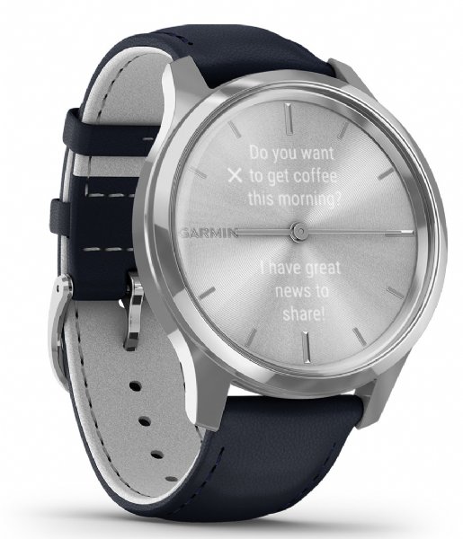 Garmin Smartwatch Vivomove Luxe Silver/Blue