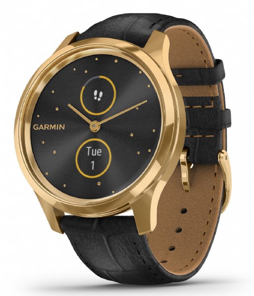 Garmin Smartwatch Vivomove Luxe Pure gold with black band