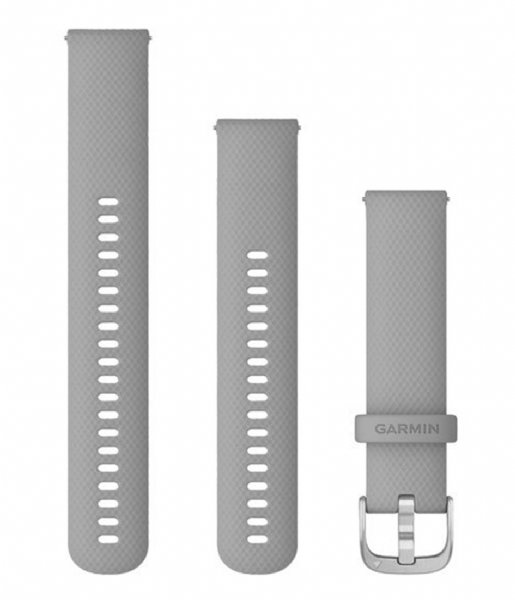 Garmin Watchstrap Quick release Silicone watch strap 20 mm Poeder grijs