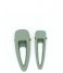 Grech and Co  Matte Clips Set of 2 fern