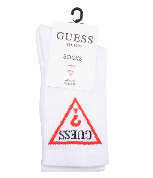 Guess Sock Ellen Sport Socks Optic White