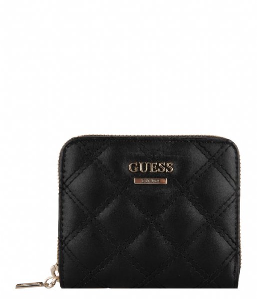 Guess Zip wallet Cessily Slg Small Zip Around Black