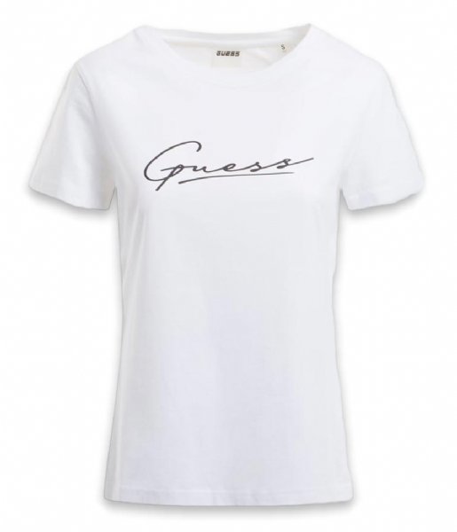 Guess T shirt Amelia Cn Ss T-Shirt Pure White