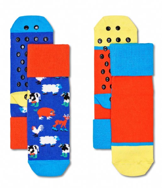 Happy Socks Sock 2-Pack Kids Farmcrew Anti Slip Farmcrew Anti Slip (6500)