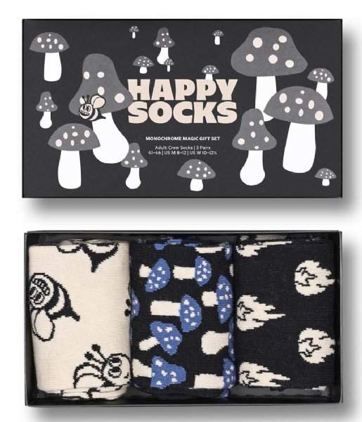 Happy Socks Sock 3-Pack Monochrome Magic Socks Gift Set Monochrome Magics
