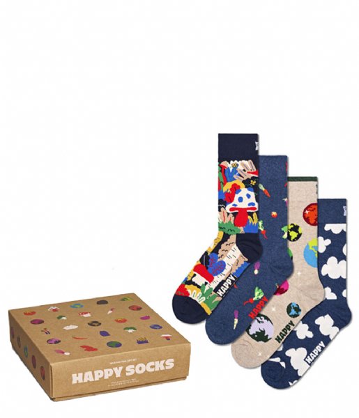 Happy Socks Sock 4-Pack Wild And Free Socks Gift Set Wild And Frees