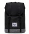 Herschel Supply Co. Everday backpack Retreat Backpack 15 inch Black Crosshatch/Black/Raven Crosshatch (04890)